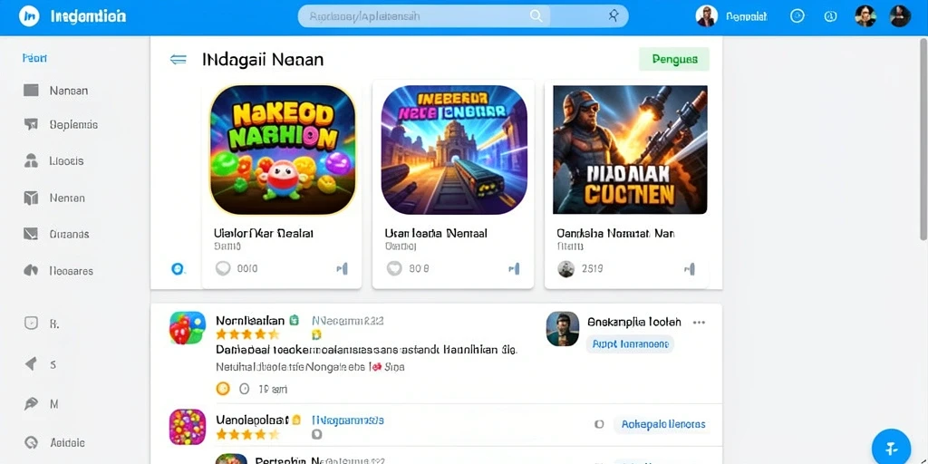 Tampilan antarmuka yang menarik dan modern.
