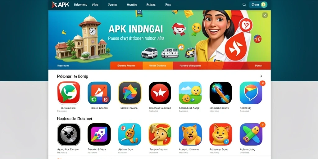 Tampilan antarmuka utama yang menarik dan mudah digunakan.