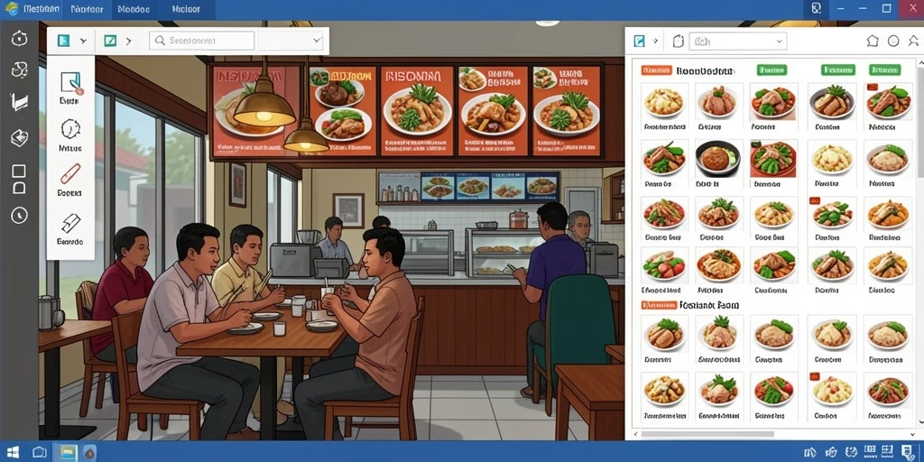 Tampilan antarmuka BANK303 yang sederhana dan menarik.