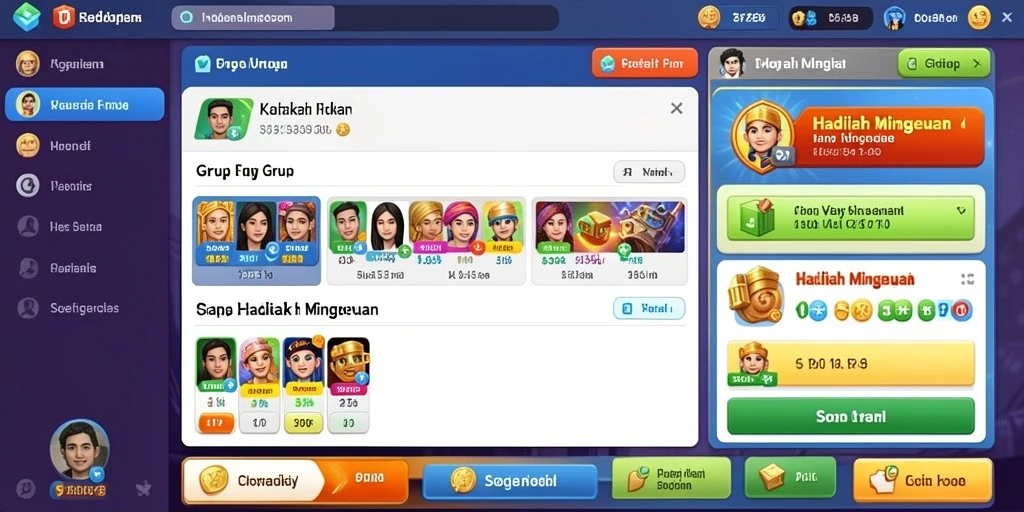 Tampilan antarmuka yang menarik dan user-friendly.