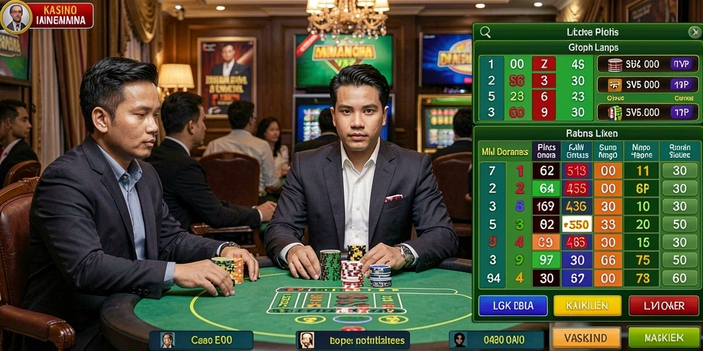 Tampilan utama JKTPLUS dengan berbagai pilihan permainan.