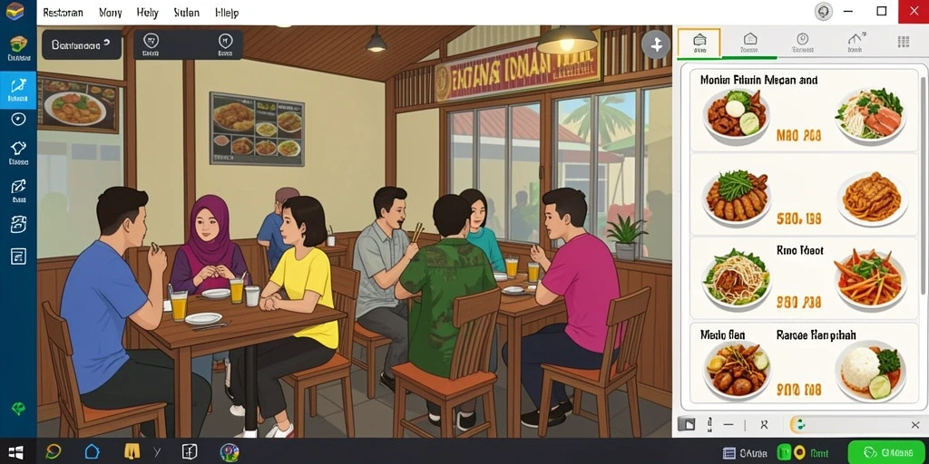 Tampilan antarmuka yang intuitif dan menarik.