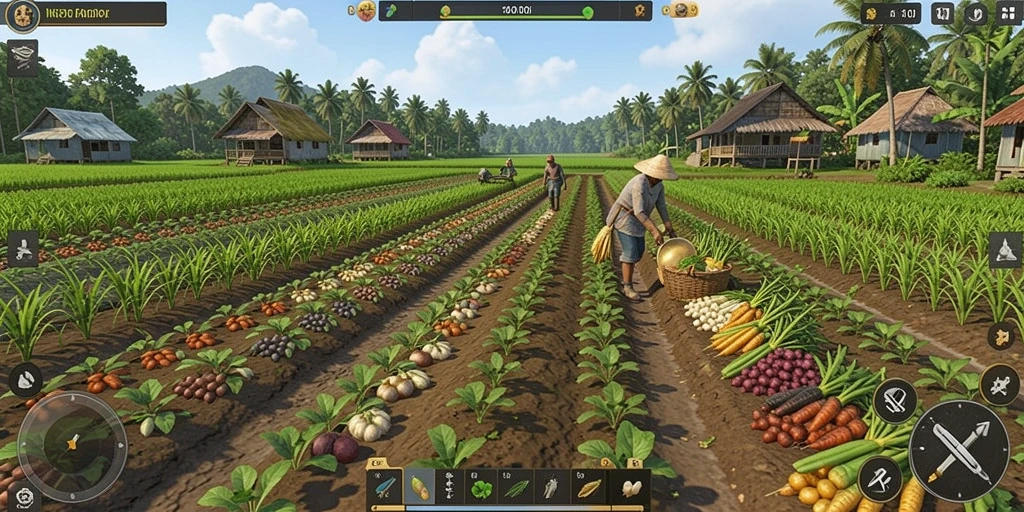 Screenshot menampilkan tampilan antarmuka utama game PP7.