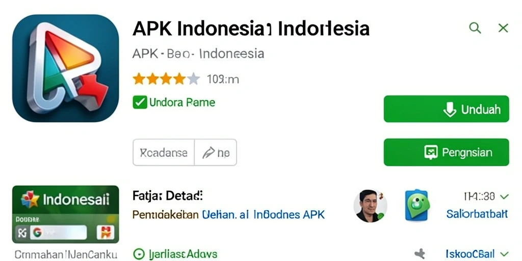 Screenshot aplikasi menunjukkan antarmuka utama yang menarik.